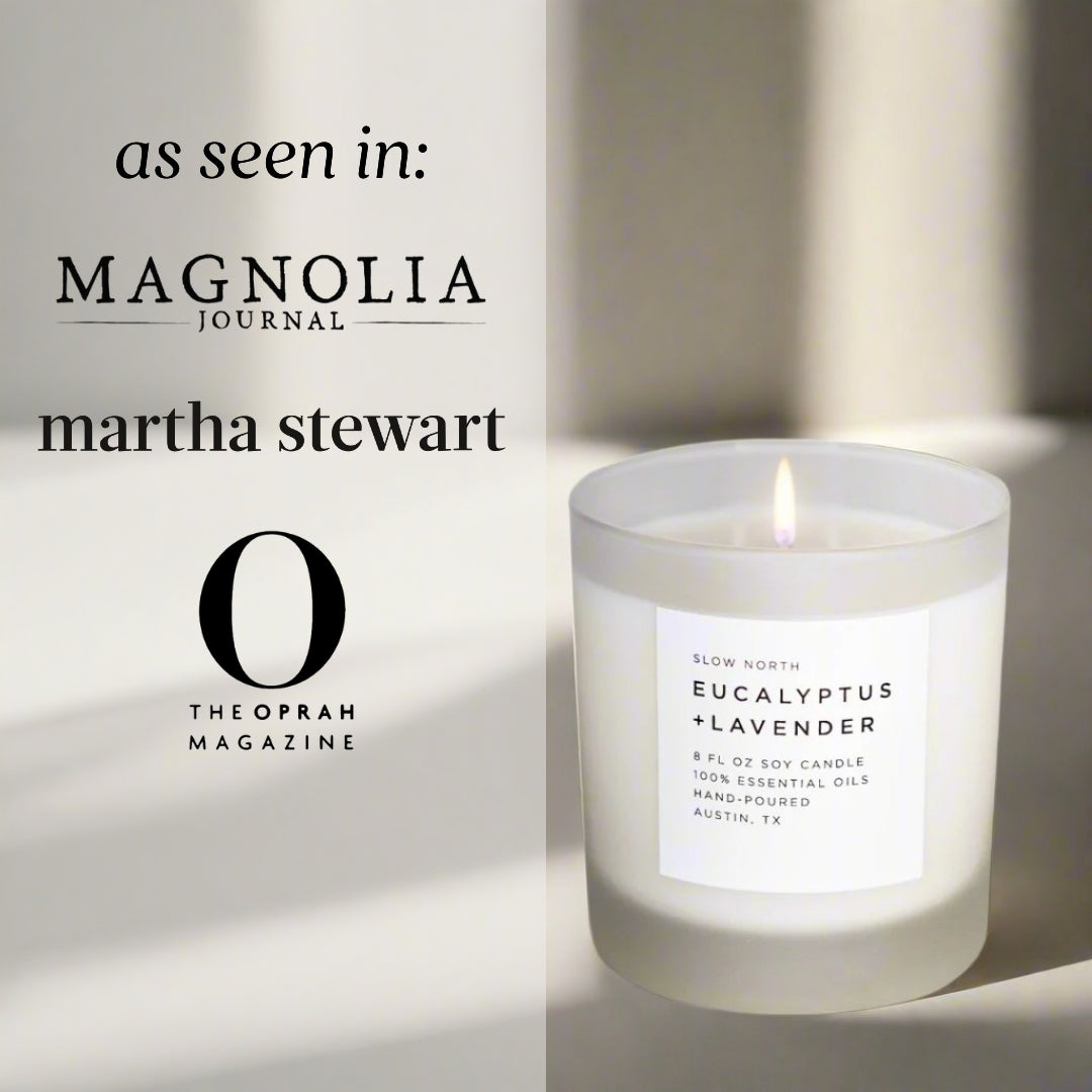 Eucalyptus + Lavender - Signature Soy Candle Slow North