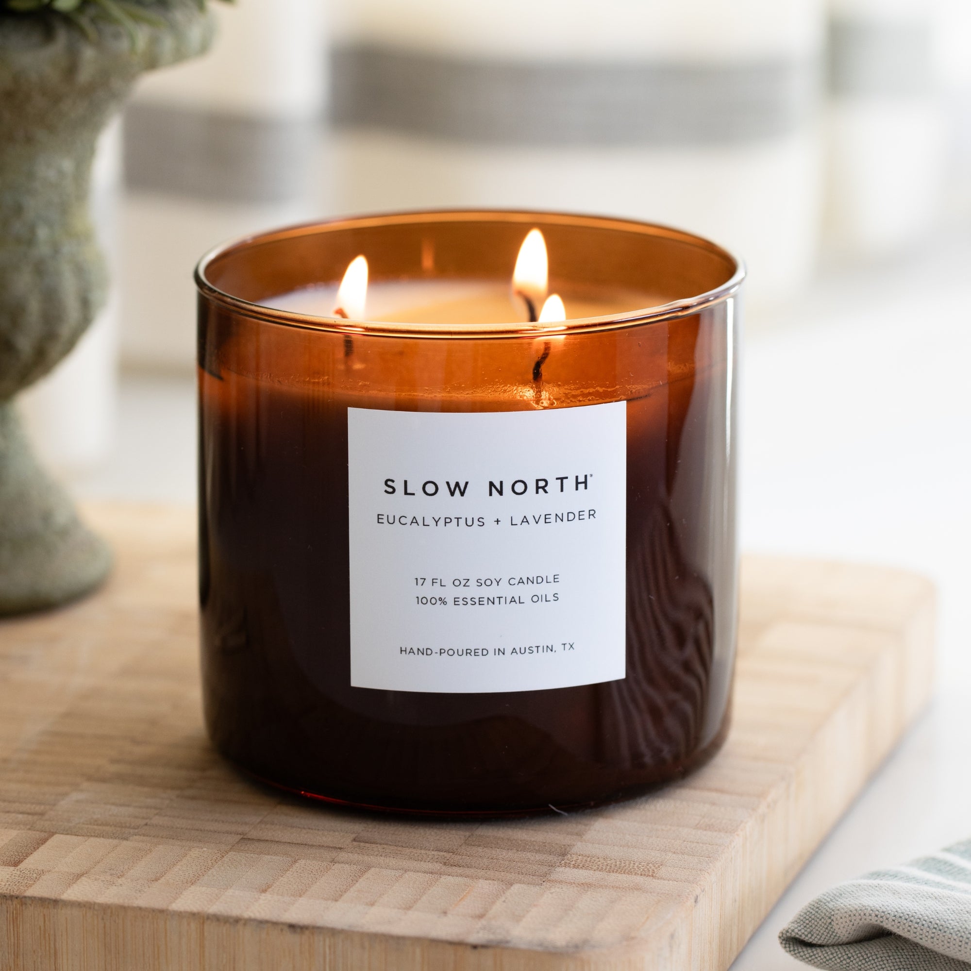 Eucalyptus + Lavender - Signature 3-Wick Candle Slow North