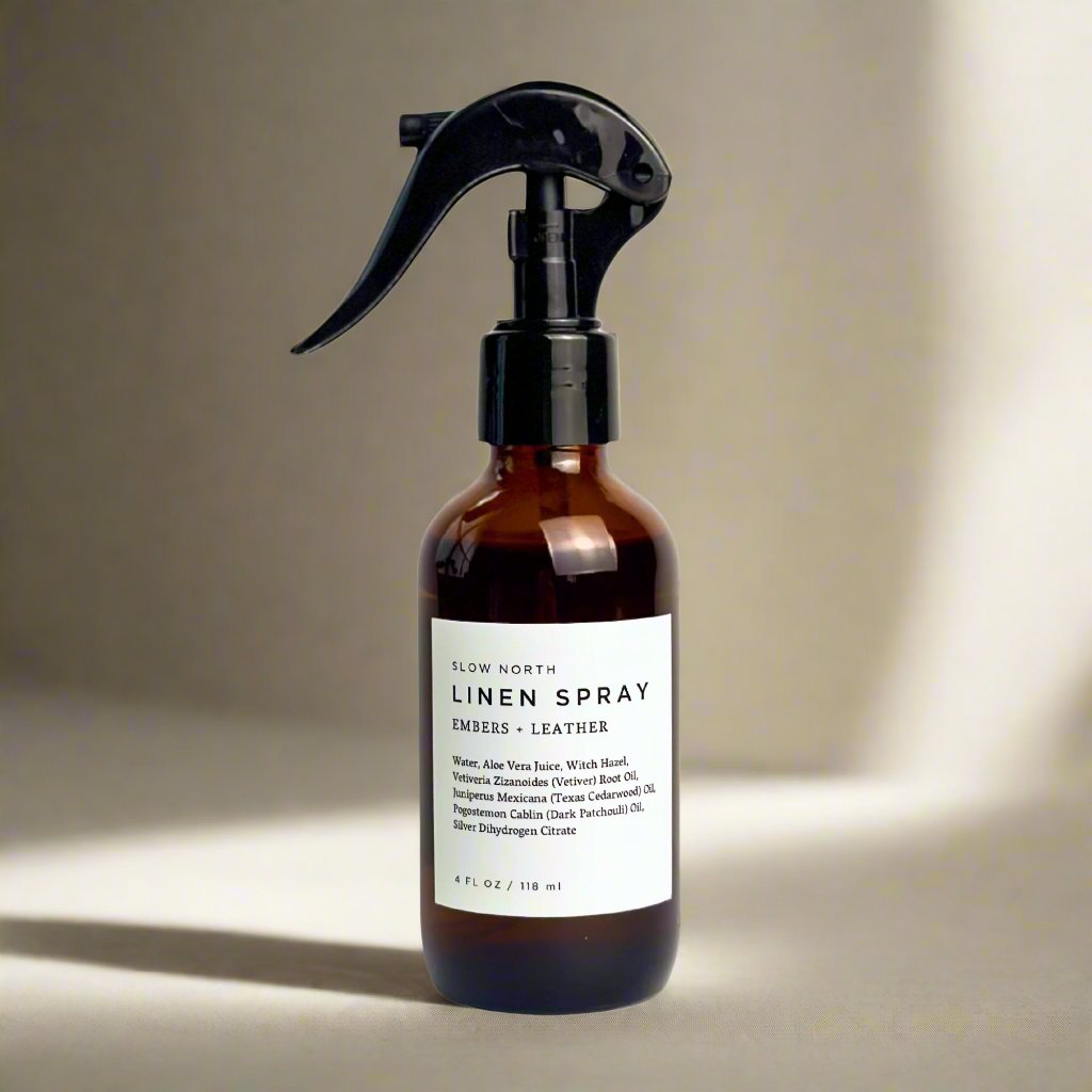Linen Spray - Embers + Leather Slow North