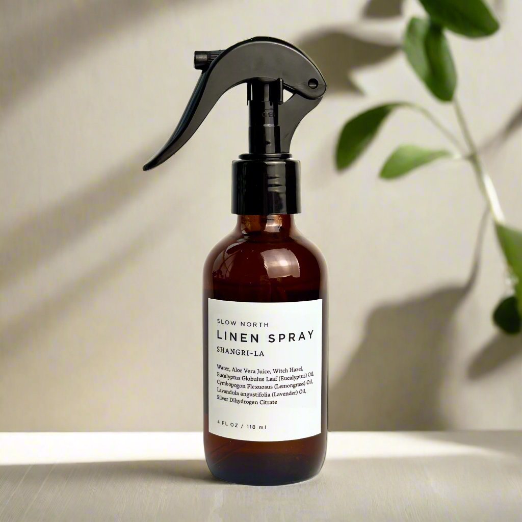 Linen Spray - Shangri-La - Eucalyptus + Lavender + Lemongrass Slow North