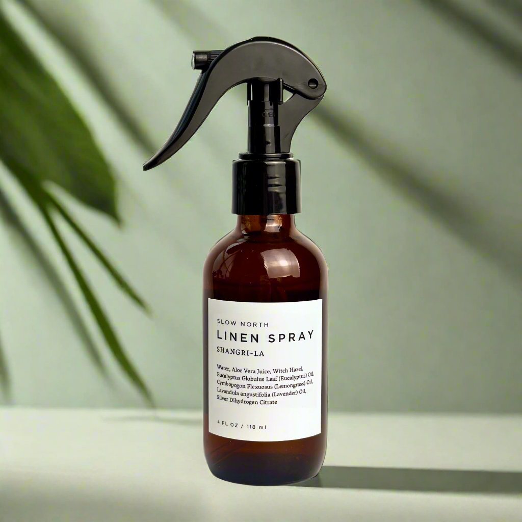 Linen Spray - Shangri-La - Eucalyptus + Lavender + Lemongrass Slow North