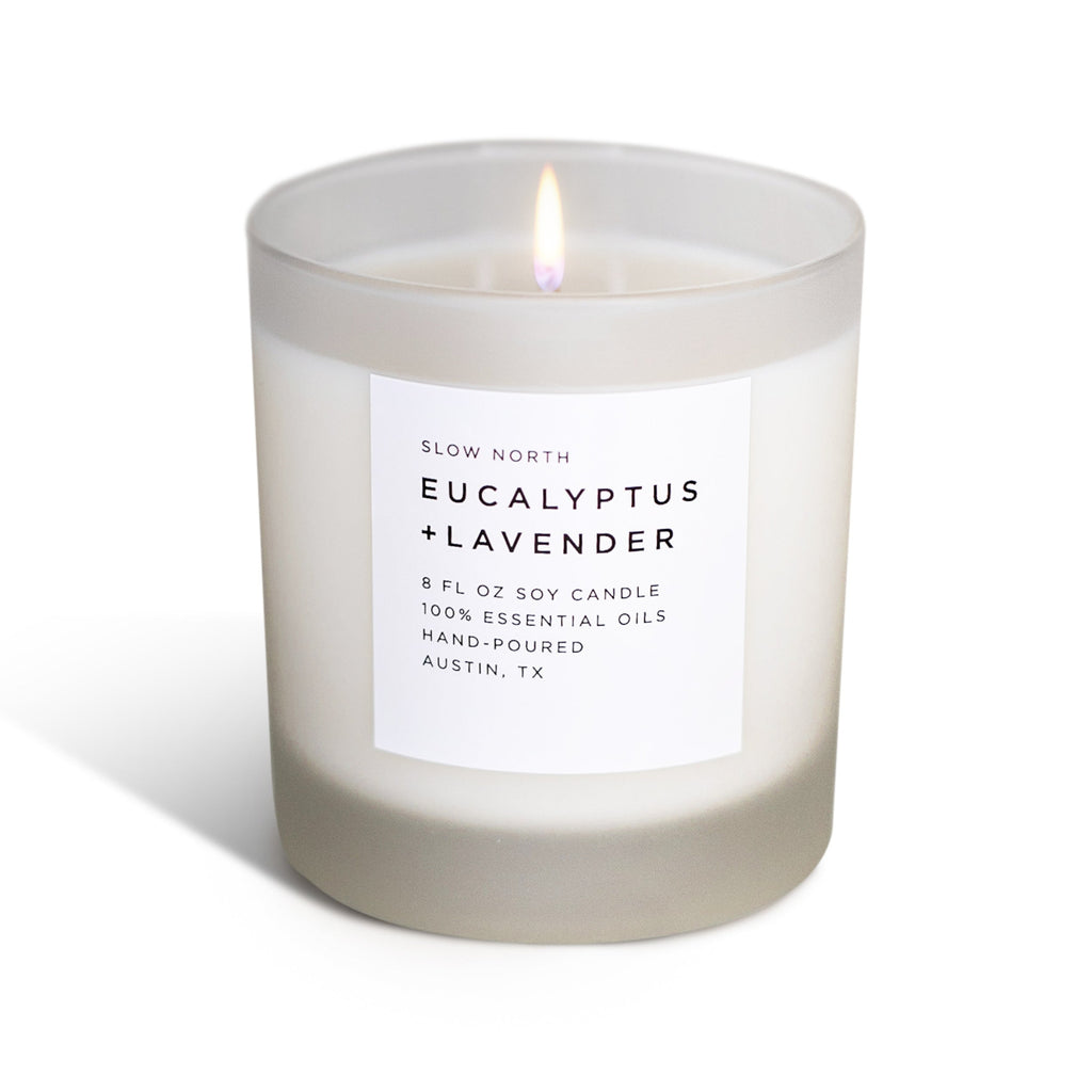 Eucalyptus + Lavender - Signature Soy Candle Slow North