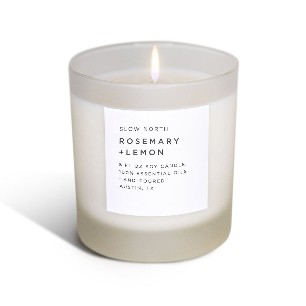 Rosemary + Lemon - Signature Candle Slow North