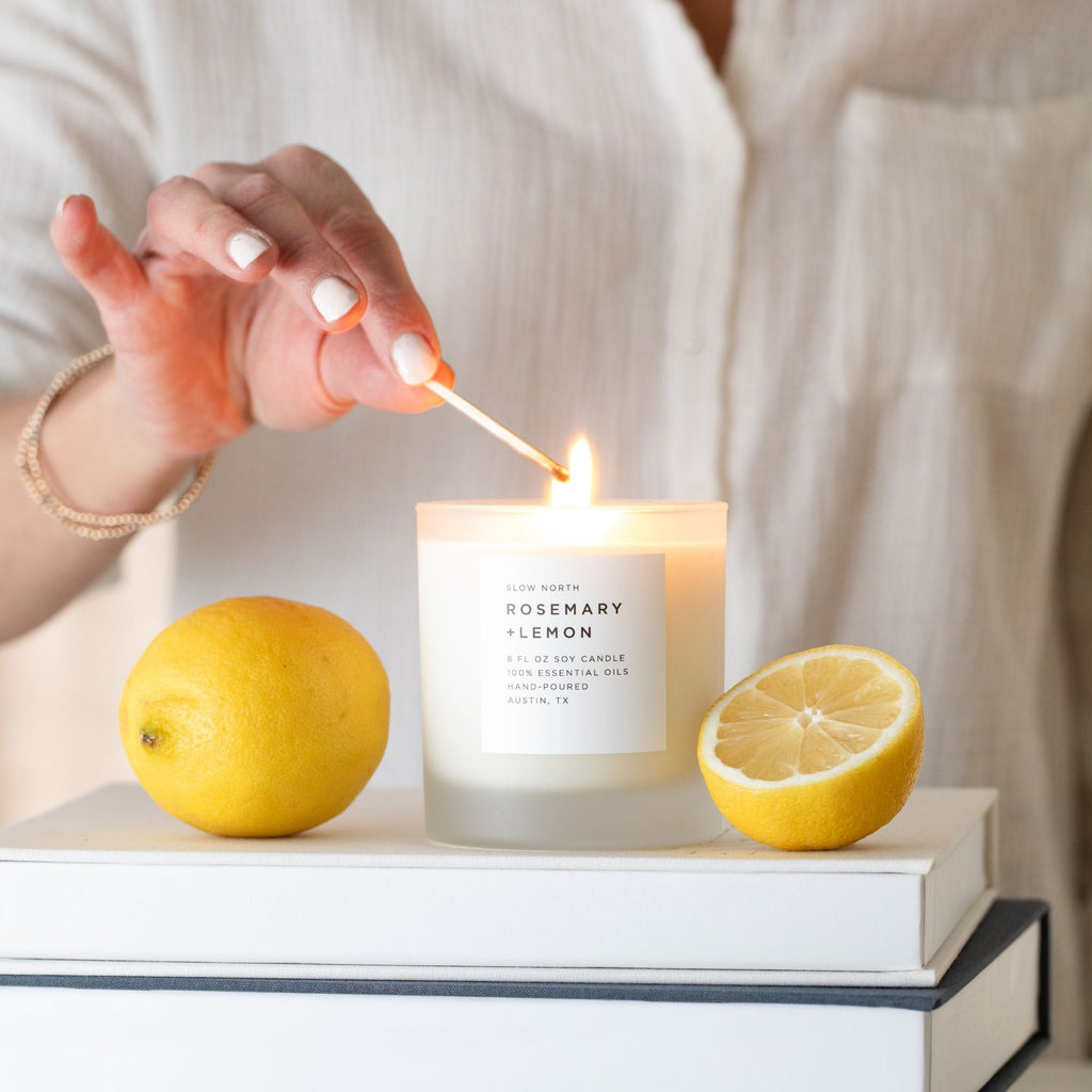 Rosemary + Lemon - Signature Candle Slow North