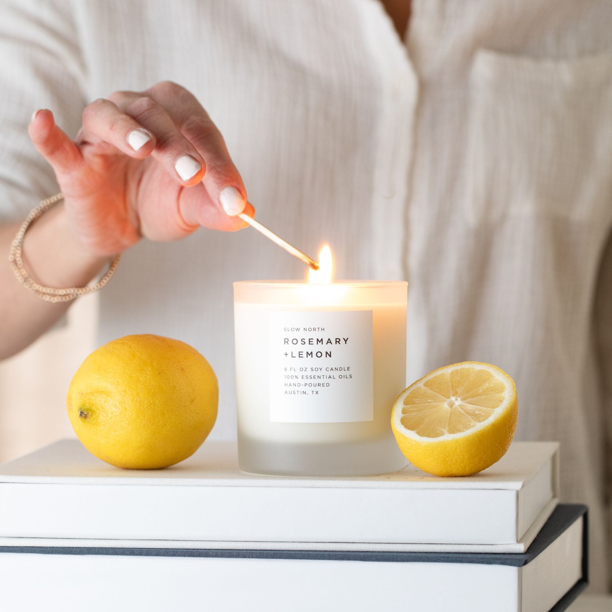Rosemary + Lemon - Signature Candle Slow North