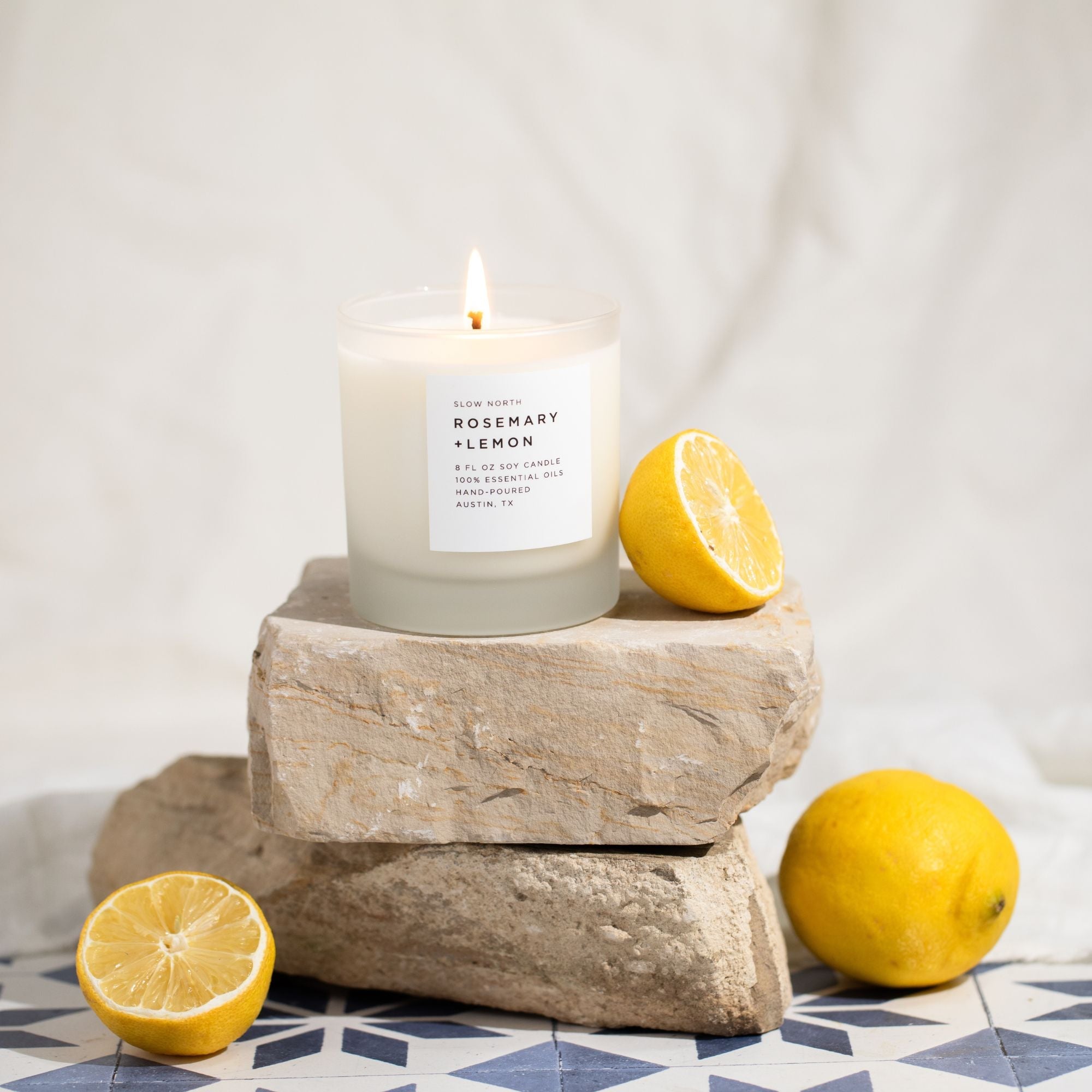 Rosemary + Lemon - Signature Candle Slow North