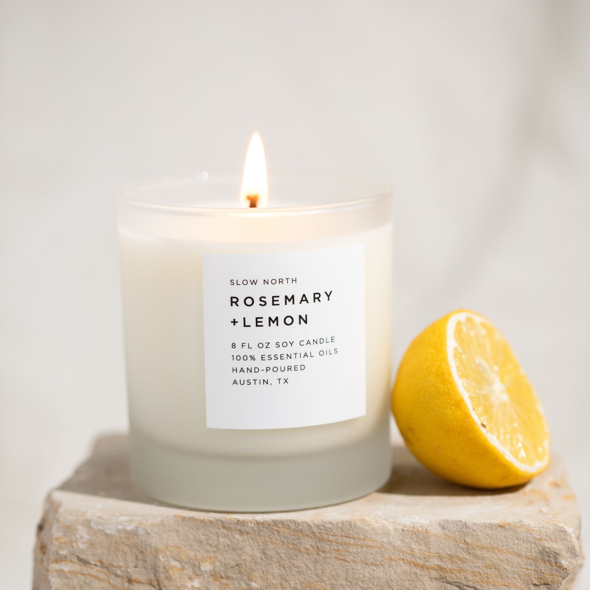 Rosemary + Lemon - Signature Candle Slow North