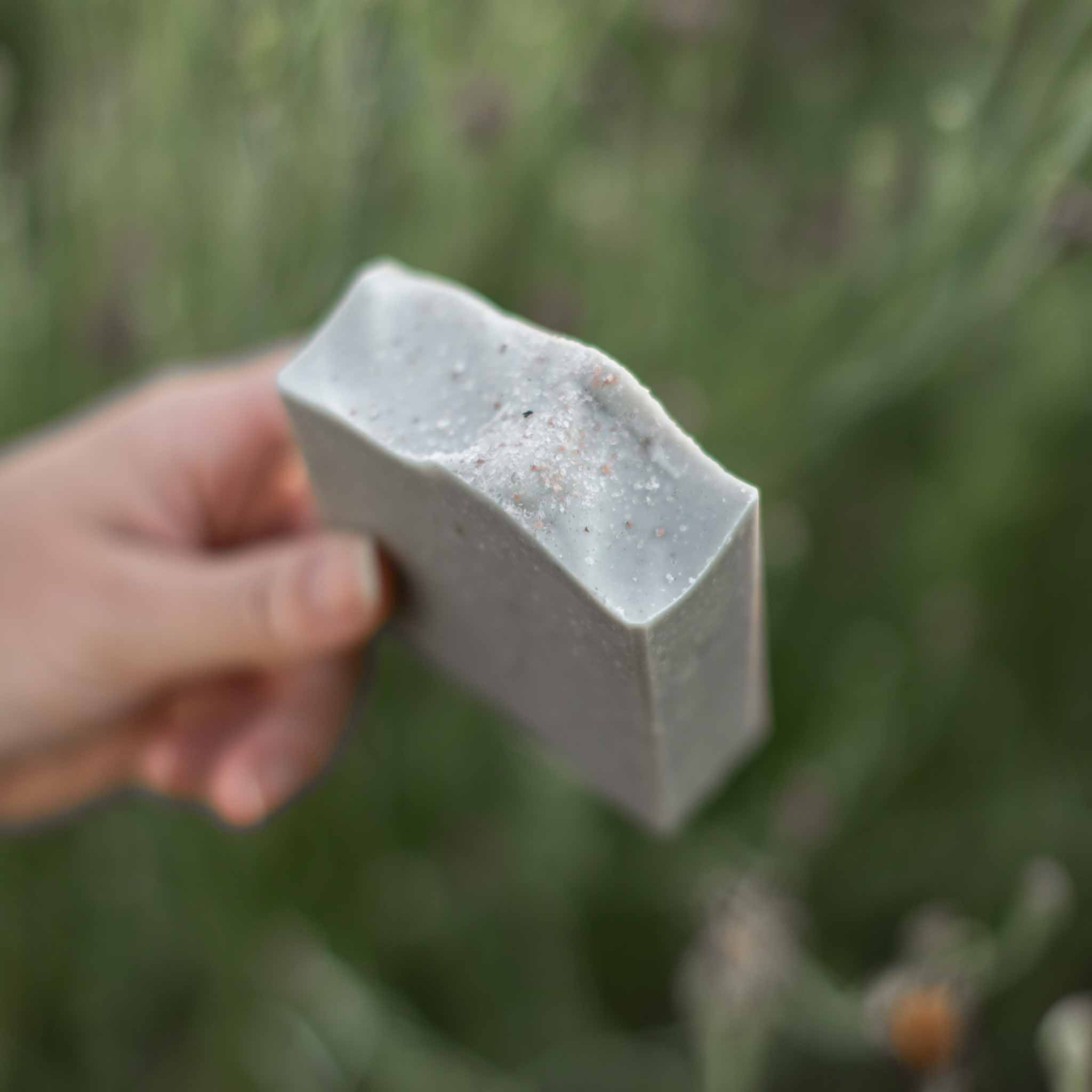 Salt + Sea Bar Handmade Tallow and Goat Milk Soap Bar Pretty farm girl