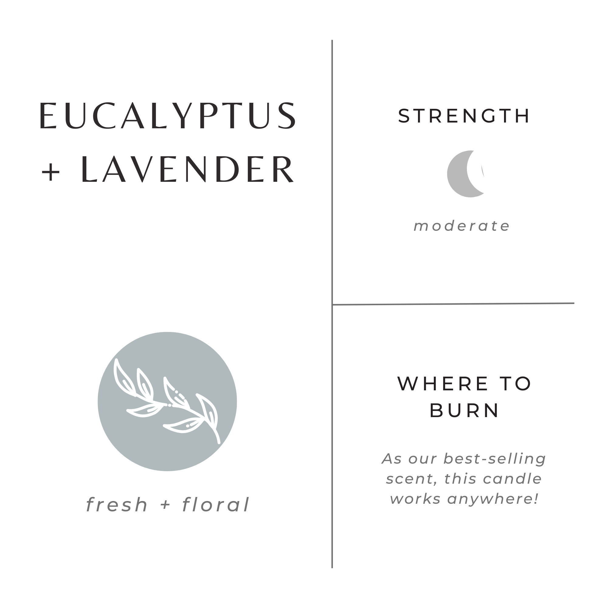 Eucalyptus + Lavender - Signature Soy Candle Slow North