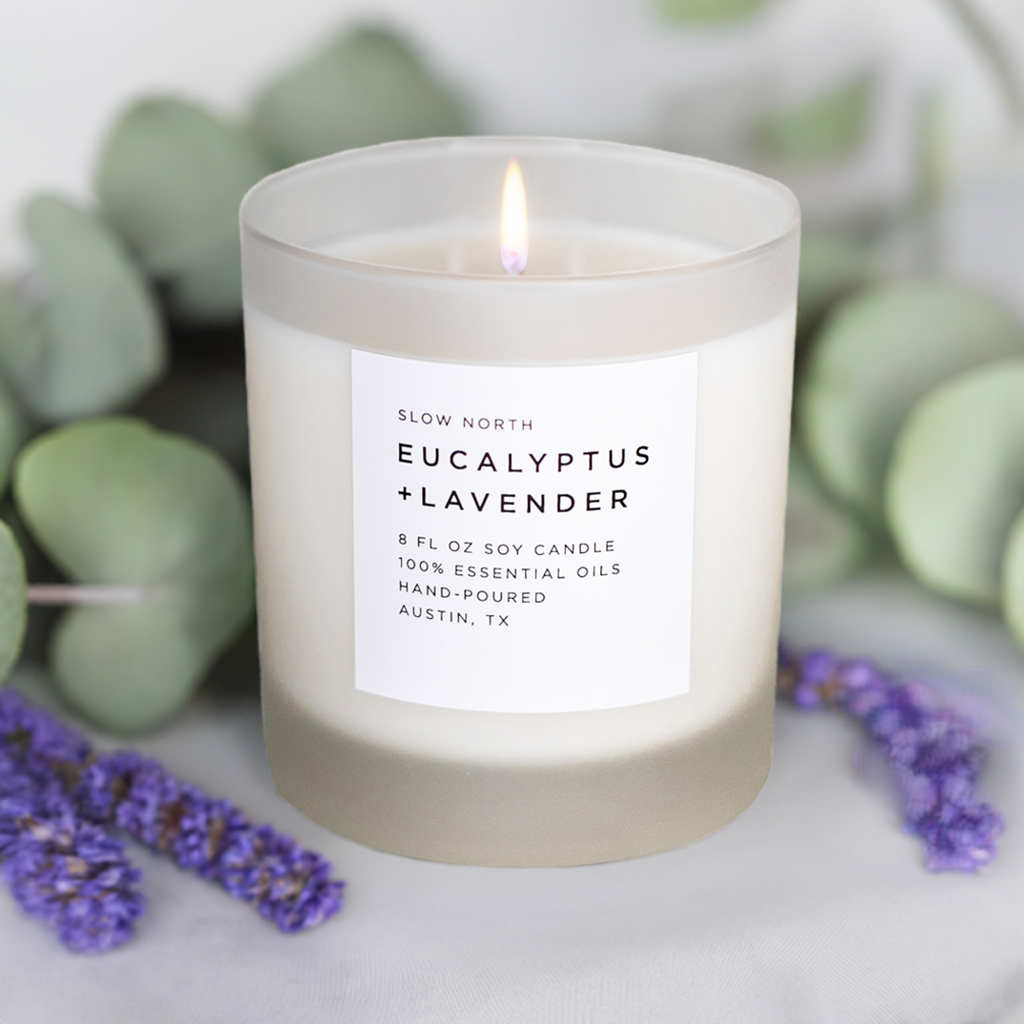 Eucalyptus + Lavender - Signature Soy Candle Slow North